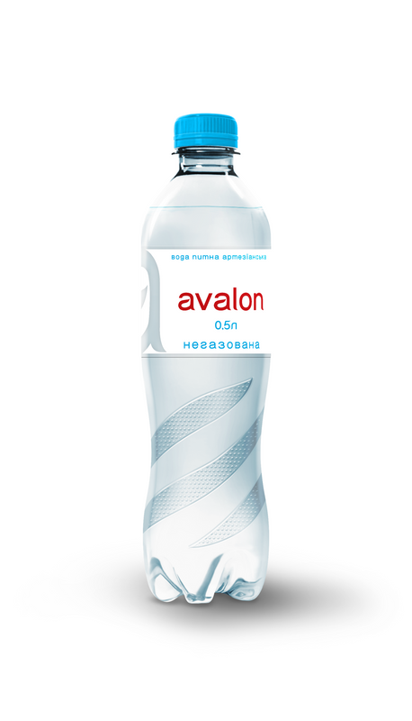 Вода питна негазована АВАЛОН, 0,5л